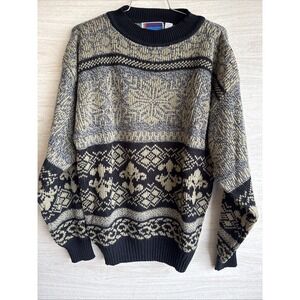 Vintage 90s Sweater Graphix men's knit pullover sweater Sz Lg